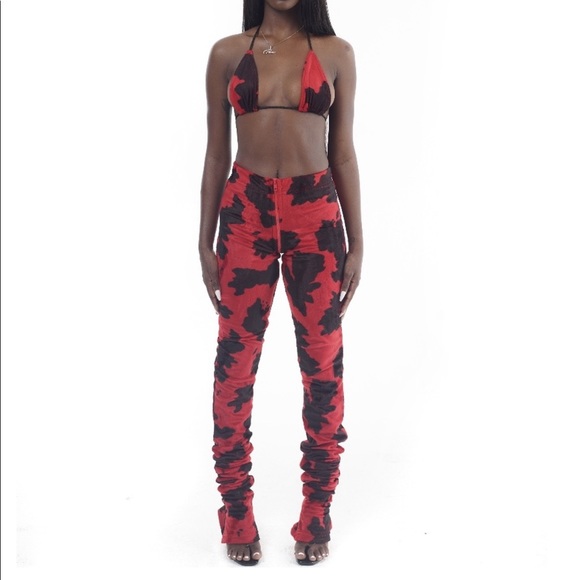 Dionne by tdionne Pants - Dionne by tdionne red warmer set